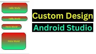 custom design for android studio .TextView Custom design. Element  Custom