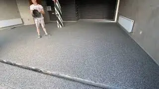 Эпоксидный пол из флоков.