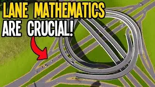 What is Lane Mathematics & How to Control Traffic in Cities Skylines!