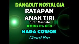 RATAPAN ANAK TIRI - Iis Dahlia | KARAOKE Nada Pria || B =DO