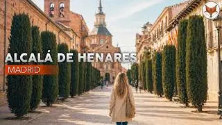 Alcalá de Henares Madrid Walking Tour 4K 🏰 | City of Cervantes ✍️