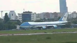 Air Force One. W-wa Okęcie 28.05.2011r. Odlot.