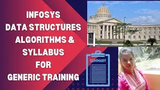 Infosys generic training Data Structures and Algorithms Syllabus 💫|