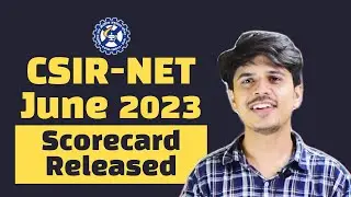 CSIR NET result 2023 | Declaration of Scores of the JOINT CSIR NET JUNE 2023 | CSIR NET 2023 Result