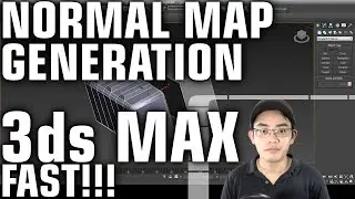 Generate Normal Map in 3ds Max Fast!!!
