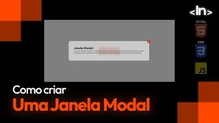 Como criar uma JANELA MODAL com HTML, CSS e JavaScript