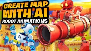 Creating a Map, Robot Animations | Midjourney and OpenAI Dall-e | Spine Pro | Part 13