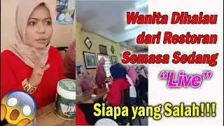 Dihalau dan Dimalukan Ketika Sedang Live! Bukan main Marah Kakak ni.