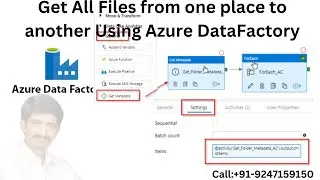 Azure DataFactory Copy all files from one Storage to another ADLS path Get Metadata Files