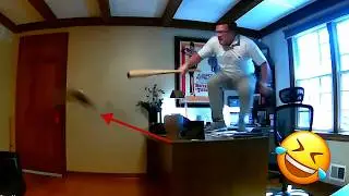 Лучшие видео с камер видеонаблюдения! 🤯 ЗА СЕКУНДУ ДО!