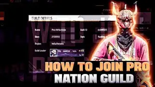 HOW TO JOIN PRO NATION GUILD || HOW TO JOIN V BADGE GUILD || HOW TO JOIN BEST GUILD 💖🙏