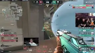tarik and tenz reacting to Kang Kang clutch in abyss (EDG vs TH) valorant champions 2024 #valorant
