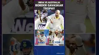 Rishabh Pant Vs Nathan Lyon  Border-Gavaskar Trophy 2024/25 #shorts #ytshorts