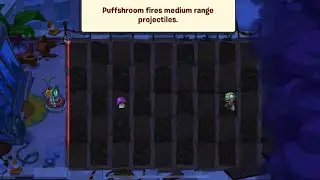 Plants vs Zombies 3: New Puffshroom Plant (Levels 411-430) - No Boosts