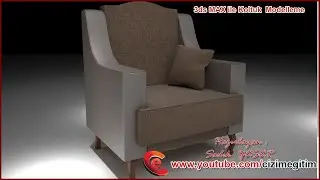 3ds Max Berjer Koltuk Modelleme (devamı)-12.Ders
