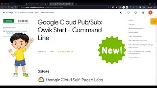 Google Cloud Pub/Sub: Qwik Start - Command Line | GSP095 | 