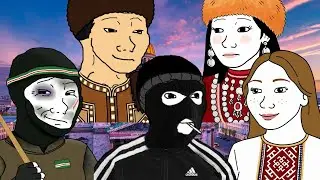 Main ethnic groups in Russia be like