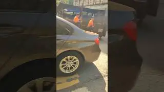 Белый снимает заброшку, оранжевые выкатывают бак, бэха не пропускает #съемка #дворники #всепутем
