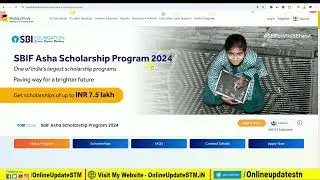 SBI Asha Scholarship 2024 Online Apply |SBI Asha Scholarship for Class 6 to Graduate Students
