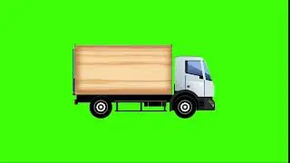 TRUCK LOADER GREEN SCREEN ANIMATED