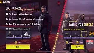 BUYING BATTLE PASS SEASON 1 | GET MAKAROV - KINGFISH | CHEAPEST BATTLE PASS SEASON 1 COD MOBILE