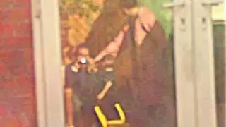 Real angel of God caught on camera!!! Came to protect this man