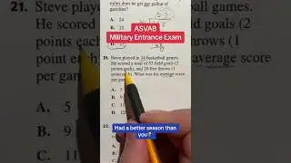ASVAB Arithmetic Reasoning #21 Question Walk Through