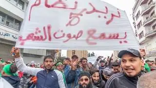 marche contre le 5ème mandat à Blida