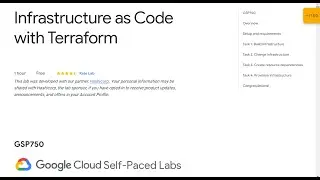 Infrastructure as Code with Terraform Qwiklabs