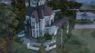 Dark academia house - The Sims 4 Speed build