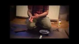 Fabric finish guitar - making an Armani bass