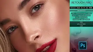 Beauty Portrait Retouch - Retouch Pro Panel ( Photoshop )