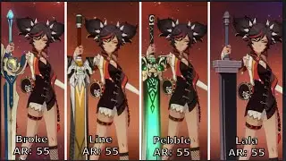 Which Genshin impact characters do me and my friends have?