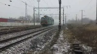 Перевыпуск видео. ВЛ80С-1618 следует резервом через Раздельную-1