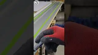 Замена антискольной ленты на линейке Festool