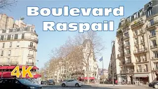 Sunny day Walking in Paris, Boulevard Raspail