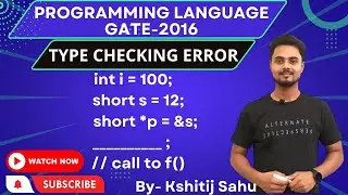 Programming Language GATE-2016 Problem Solution