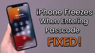 iPhone Freezes When Entering Passcode ? FIXED! Apple info