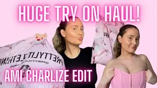 HUGE HAUL🩷😍Trying on AMI CHARLIZE plt collection! Pretty little thing