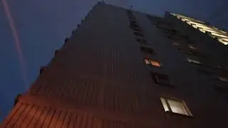строительная люлька на Перекопской