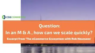 Merger coming up? Make $ in under 30 days | The #eCommerce Ecosystem | Rob Neumann, CSS Commerce