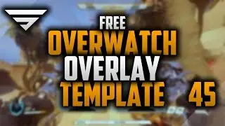 Free Twitch Overlay Template for Overwatch | #45 | Photoshop CC | Seangraphicx