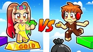 Bella Plays RICH VS POOR Obby! (Roblox)