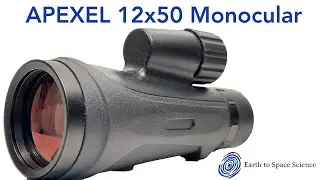 APEXEL 12x50 Monocular & F002 Universal Smartphone Adapter