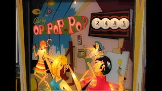 1969 Bally OP-POP-POP pinball machine
