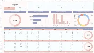 Fitness Planner Template Spreadsheet for Google Sheets & Excel