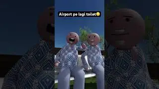 Airport pe lagi toilet🥲 First Flight short #makejokeof #mjo #saurabhshukla