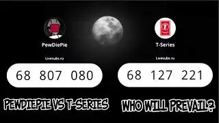 PEWDIEPIE VS T-SERIES | WHO WILL PREVAIL? | LIVE COUNT