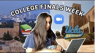 Classes/finals at 4AM?? | A finals week in the life of a indian UCLA student | covid edition