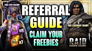 FULL WALKTHROUGH for CRAZY FREE SH*T - Referral Account Guide & Set-Up ⁂ Raid: Shadow Legends